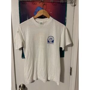 Vintage 1988 UWHARRIE Council BSA Summer Adventure T Shirt White L